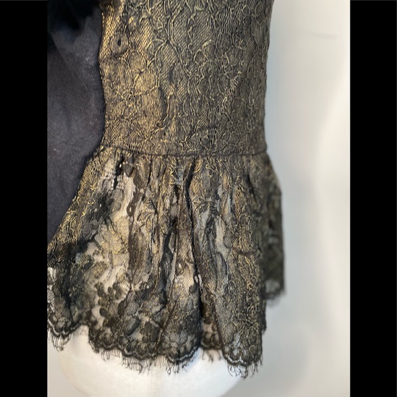 Anthropologie Afterword Cardigan Black Lace Detail - Picture 3 of 8